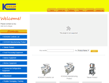 Tablet Screenshot of koksan.com.my